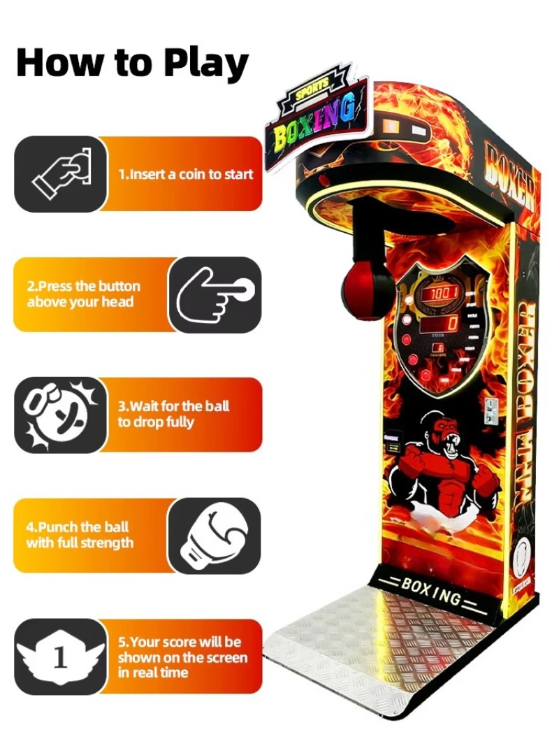 Boxer Machine Boxing Arcade Ga - огляд і ціна Boxing Machine Arcade