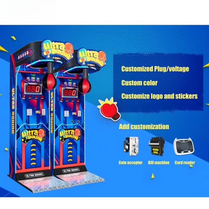 Customized Amusement Game Coin - огляд і ціна Boxing Machine Arcade