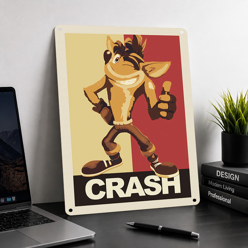 Crash Bandicoot Textured Poste - огляд і ціна Arcade Quest