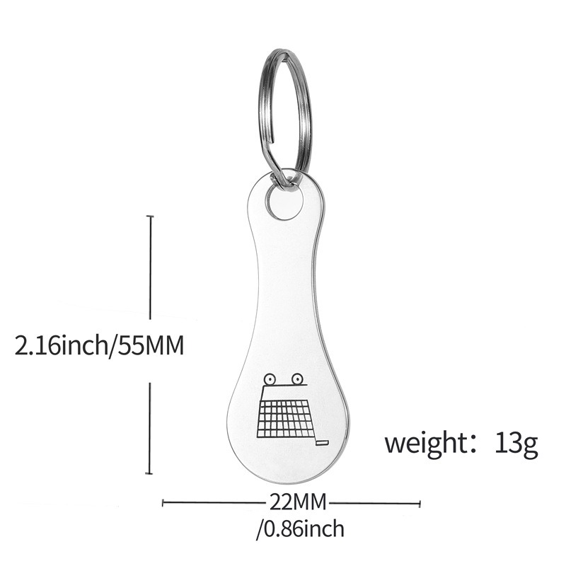 Mini Aluminum Alloy Keychain S - огляд і ціна Token Coin Mechanism