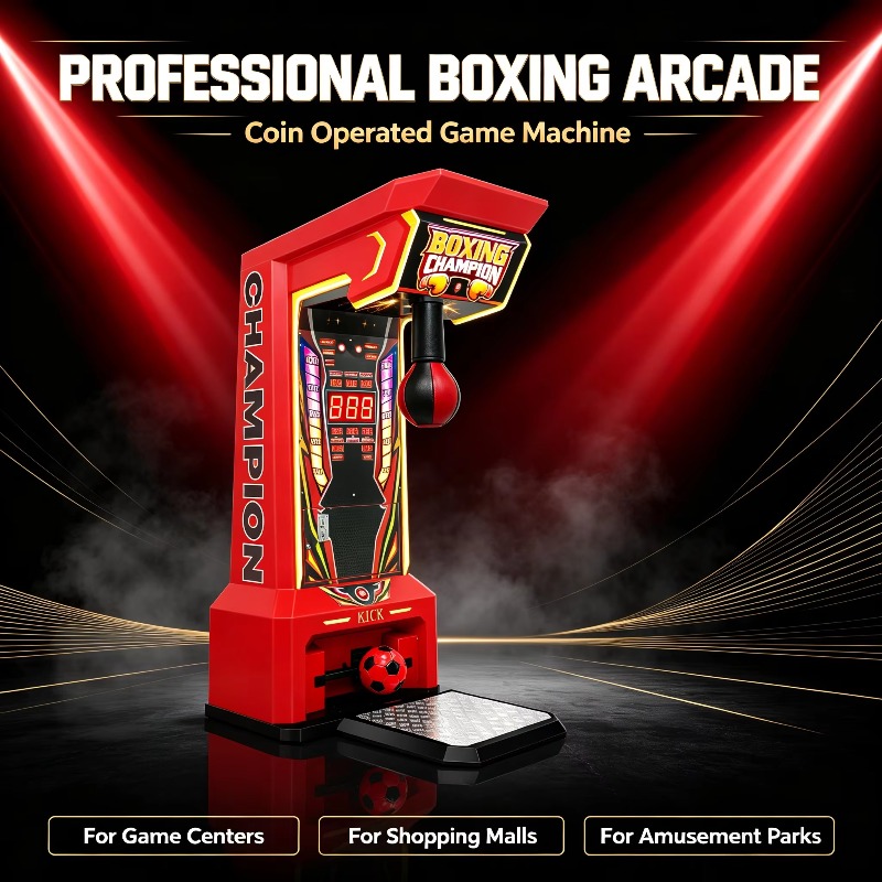 2‑in‑1 Coin Operated Boxing Ar - огляд і ціна Boxing Machine Arcade